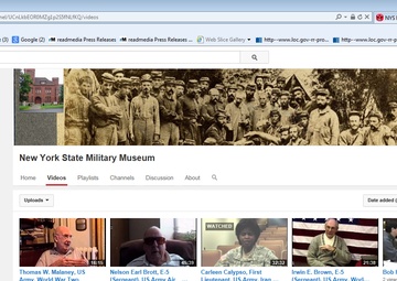 More than 600 New York veterans interviews can be viewed on New York Military Museum YouTube Channel