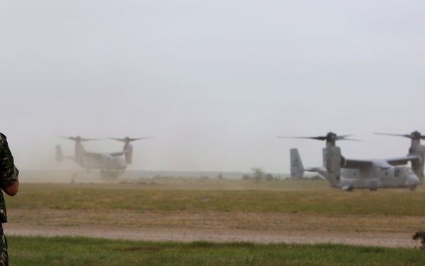 Another First: MV-22B Ospreys in Romania