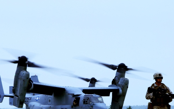 Another first: MV-22B Ospreys in Romania