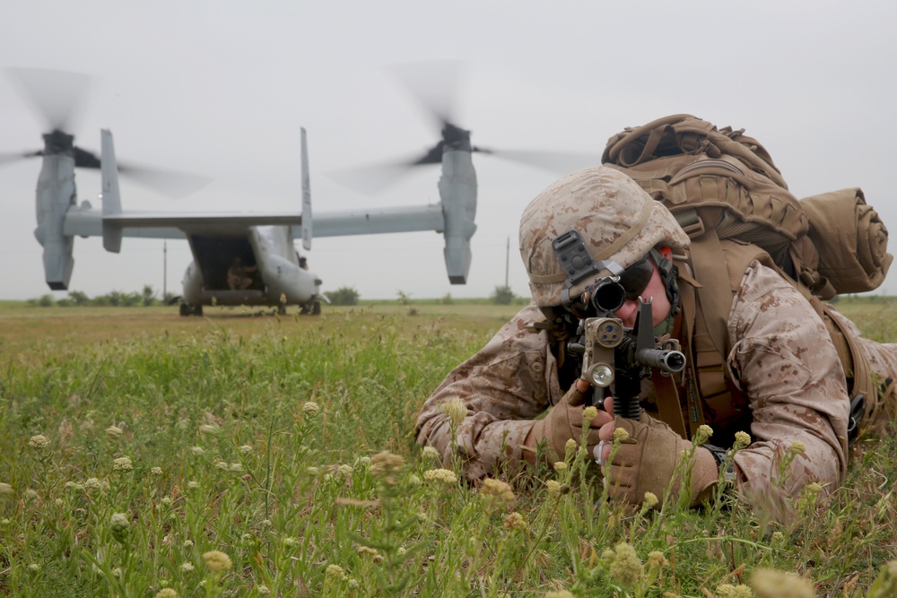 Another first: MV-22B Ospreys in Romania