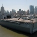 USS San Antonio departs New York