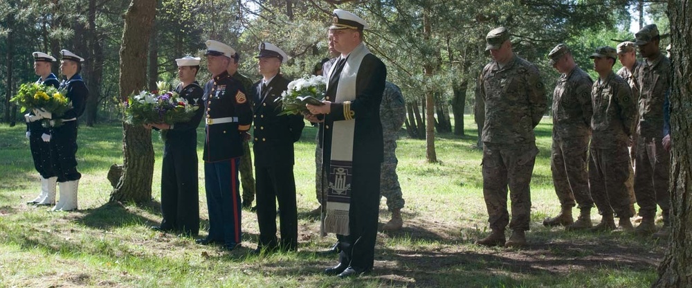 US POWs honored at former concentration camp