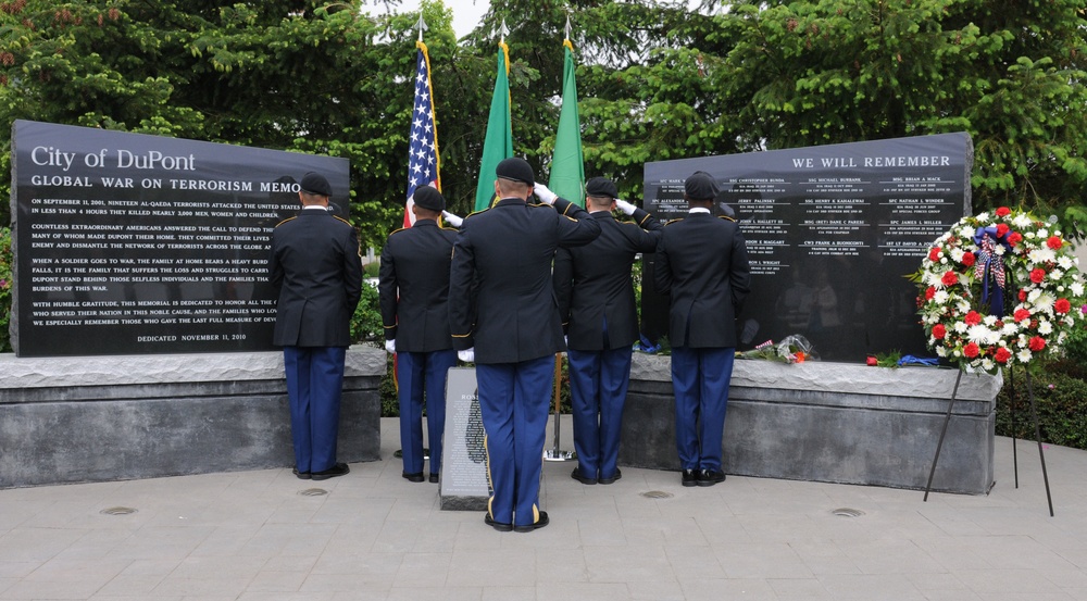 Memorial Day Observance ceremony