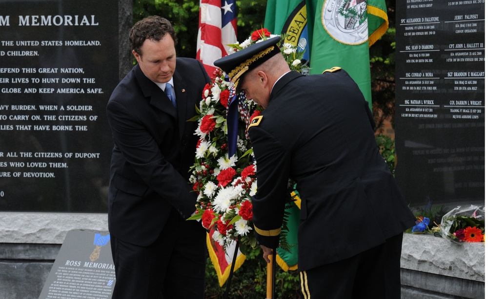 Memorial Day Observance ceremony