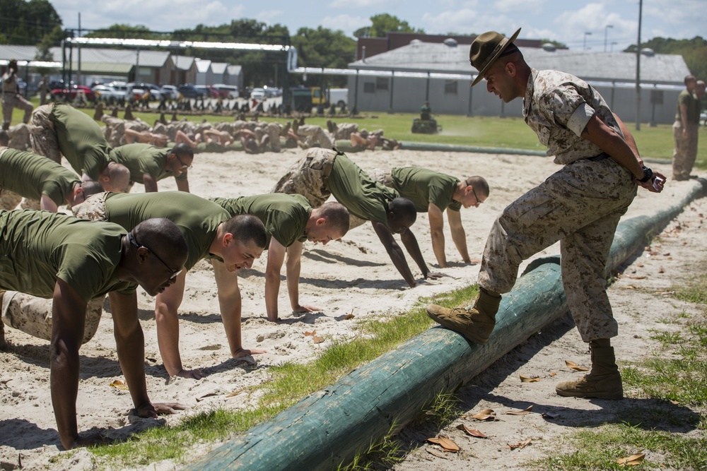 Marine recruits gain discipline, motivation through incentive training on Parris Island