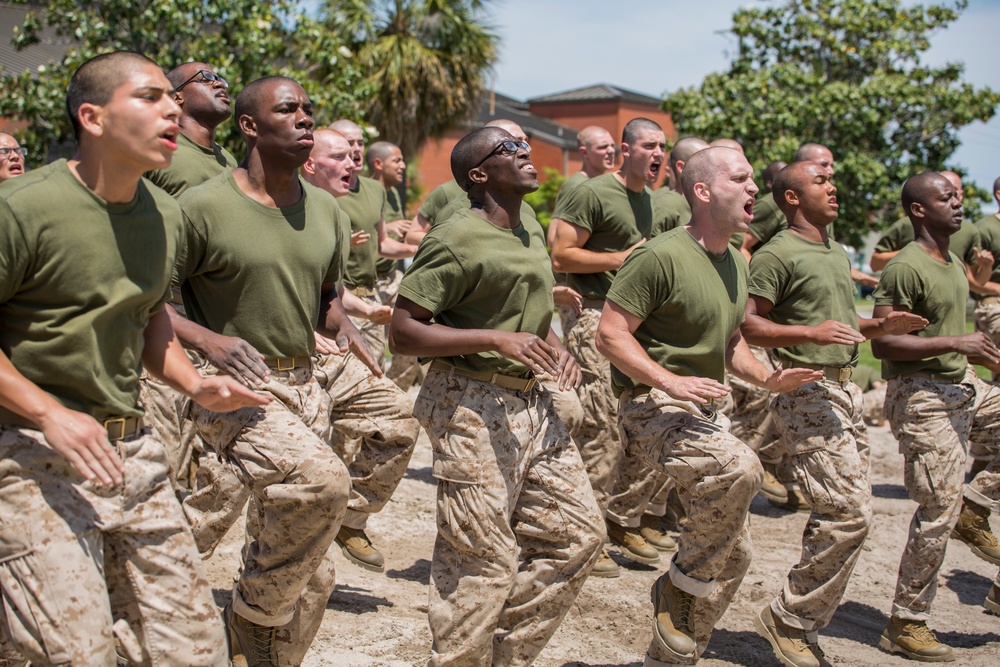 Marine recruits gain discipline, motivation through incentive training on Parris Island