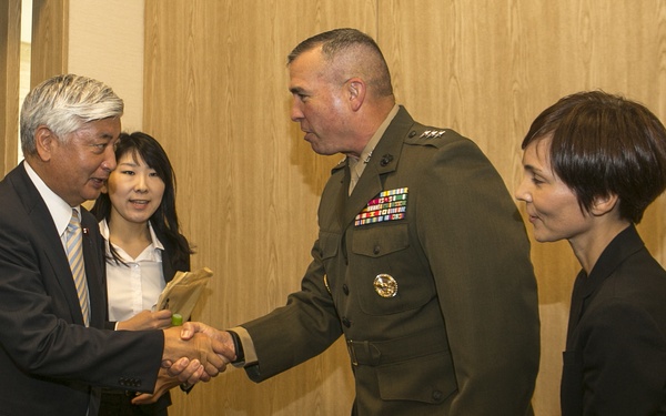 Japan Minister of Defense Nakatani makes first visit to Okinawa