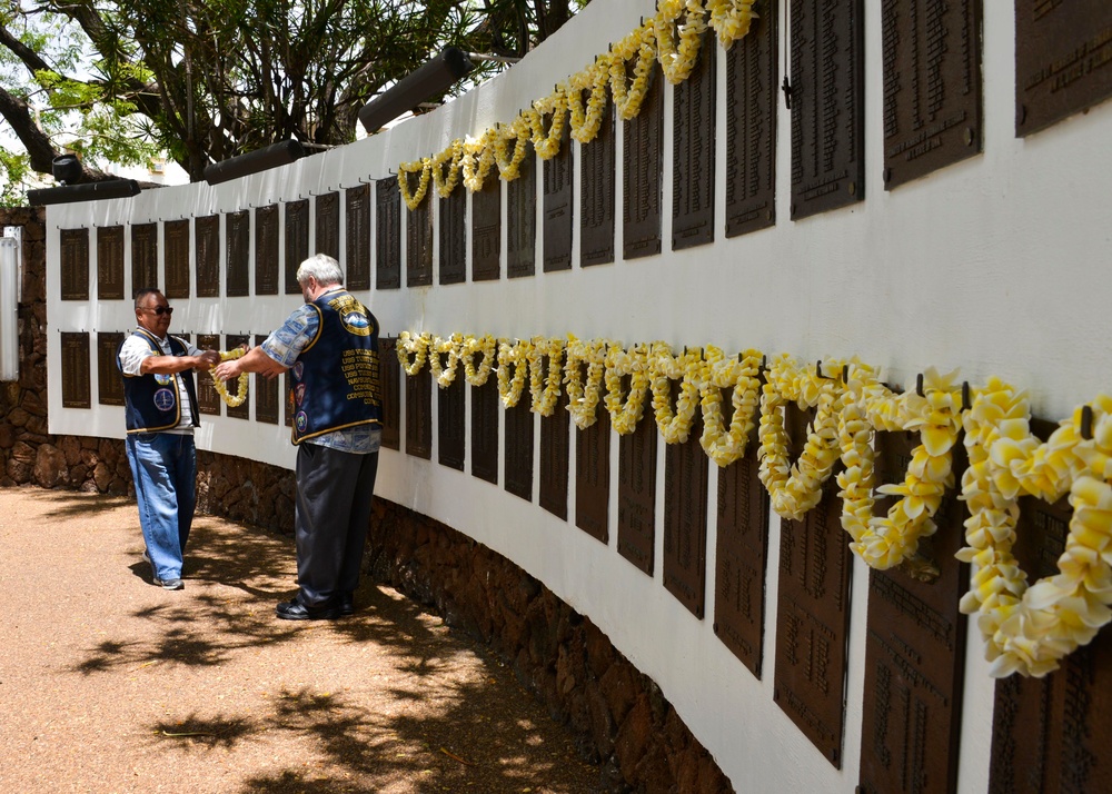 Memorial Day ceremony at the USS Parche Park and Submarine Memorial