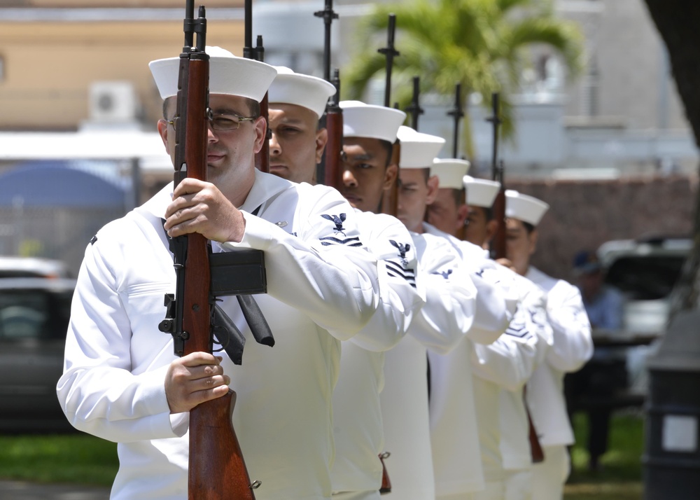 Memorial Day ceremony at the USS Parche Park and Submarine Memorial