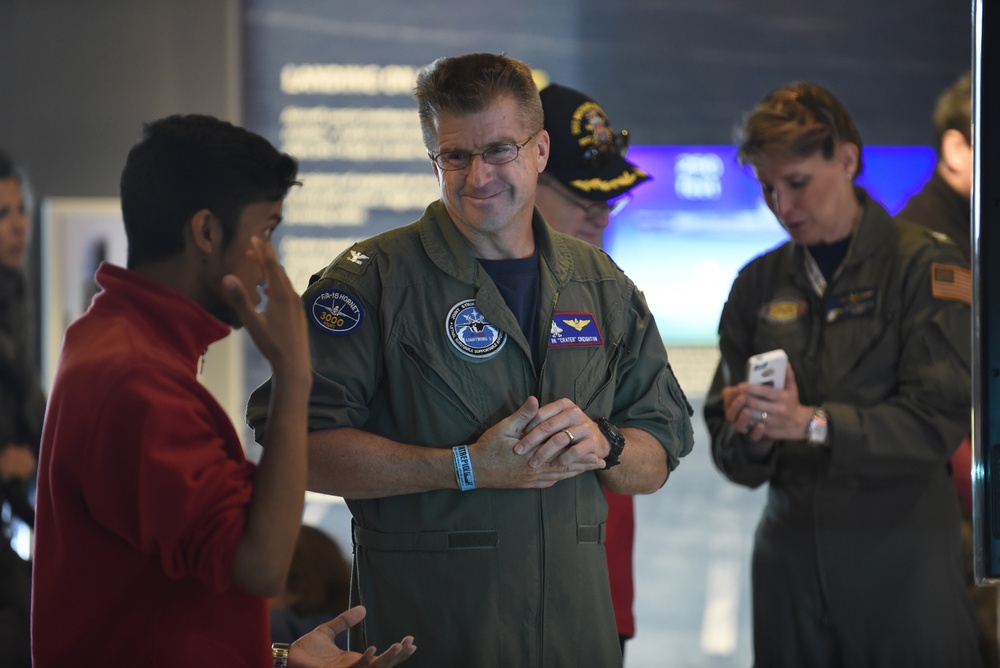 Sailors visit Intrepid Museum