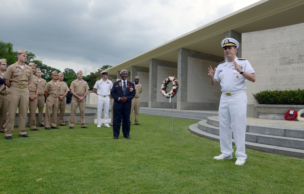 Memorial Day commemoration at Kranji War Cemetery