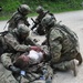 Soldiers apply first aid during Combined Resolve exercise