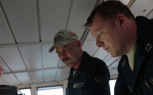 Army Logistics support vessel brings movement exercise to the sea