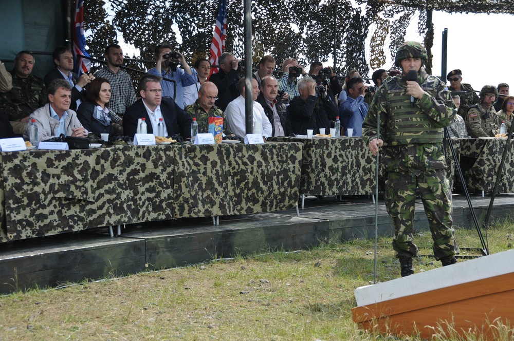 Distinguished Visitors Day at Cincu Training Area