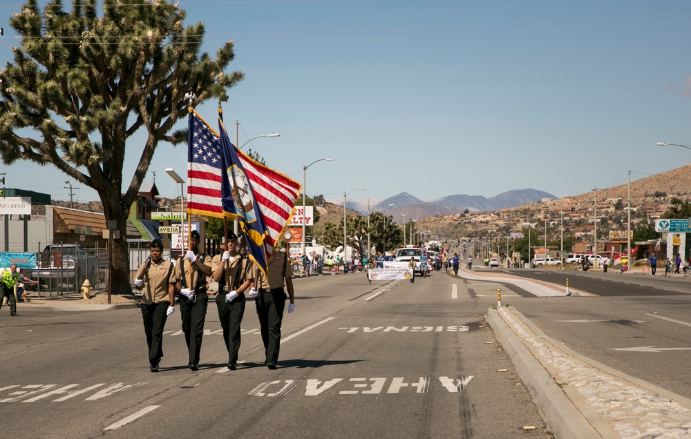 Marines, sailors participate in Grubstake Days Parade