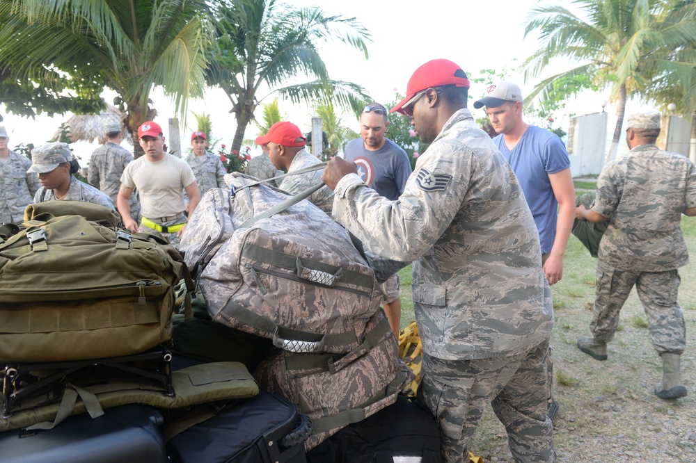 823rd Expeditionary RED HORSE Squadron Arrives in Trujillo