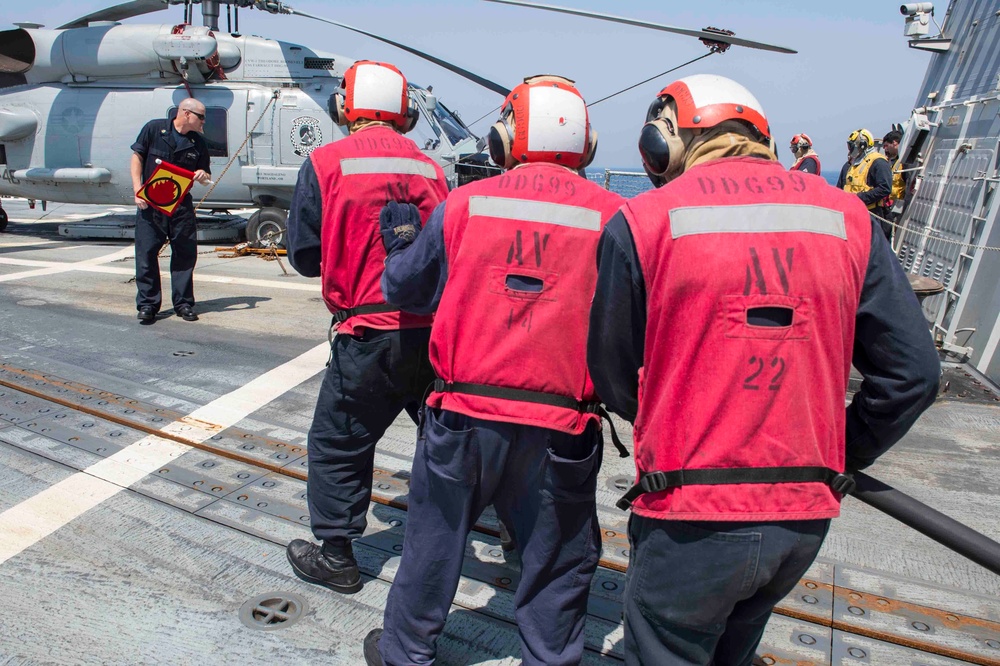 USS Farragut crash-and-smash drill