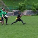 Sky Soldiers play football in Ukraine