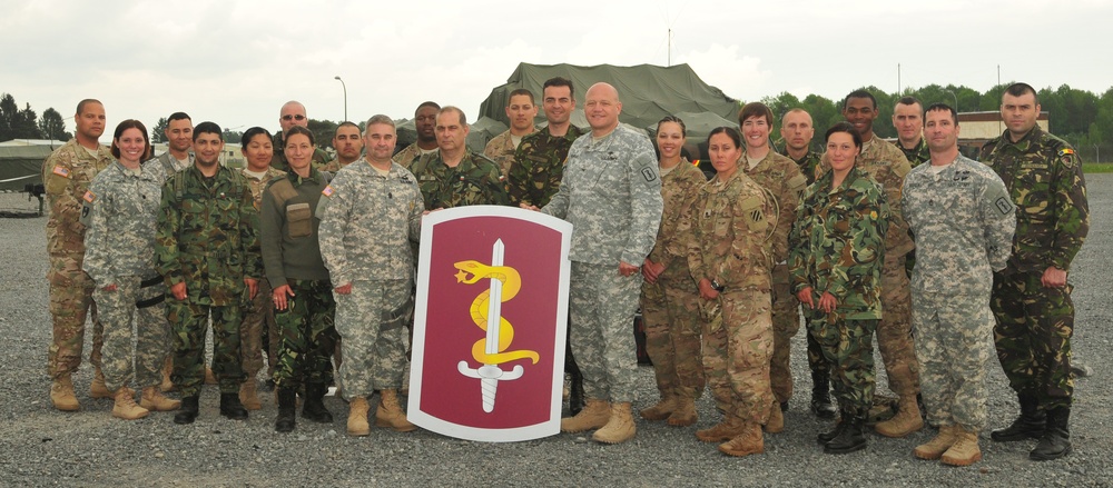 30th MED Brigade, multinational soldiers participate in CbRIV