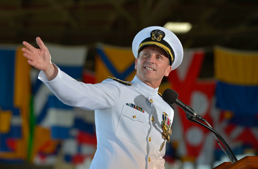 Secretary of Defense Ash Carter attends the PACOM change-of-command