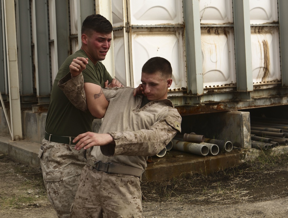 U.S. Marines Learn Nonlethal Weapons Techniques