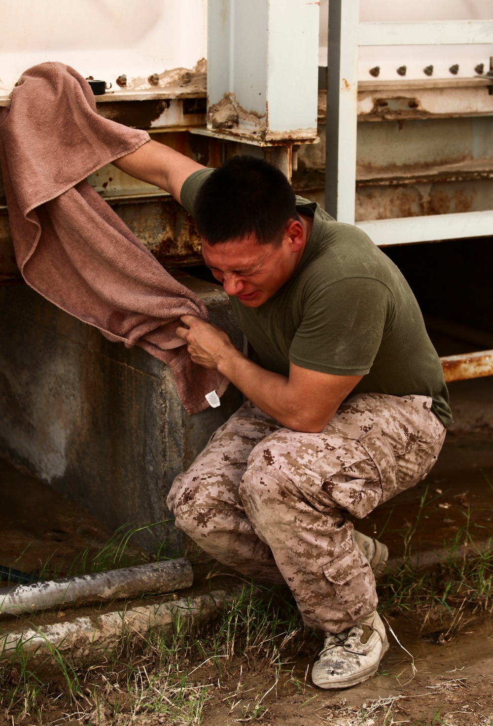 U.S. Marines Learn Nonlethal Weapons Techniques