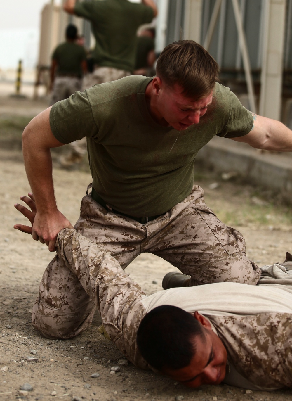 U.S. Marines Learn Nonlethal Weapons Techniques