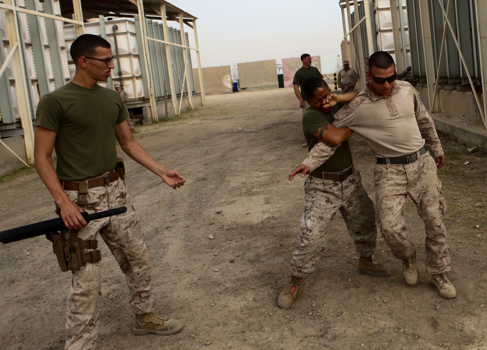 U.S. Marines Learn Nonlethal Weapons Techniques