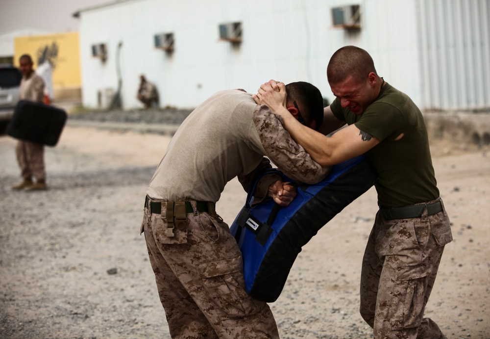 U.S. Marines Learn Nonlethal Weapons Techniques