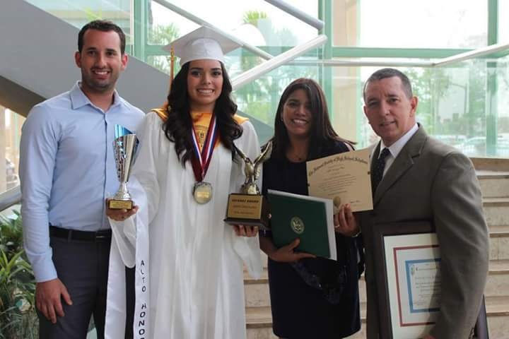 Army brat captures highest honors during high school graduation