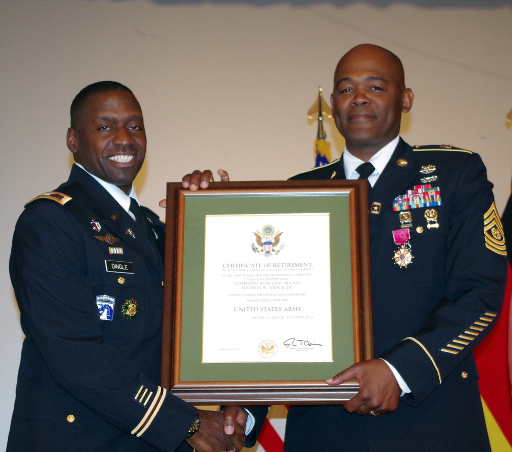 CSM Grace's Retirement Award