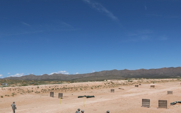 National Guard Soldiers charge through live-fire training