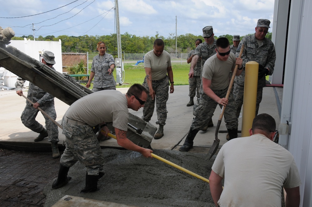 177th Civil Engineering Squadron deploys to Florida for training