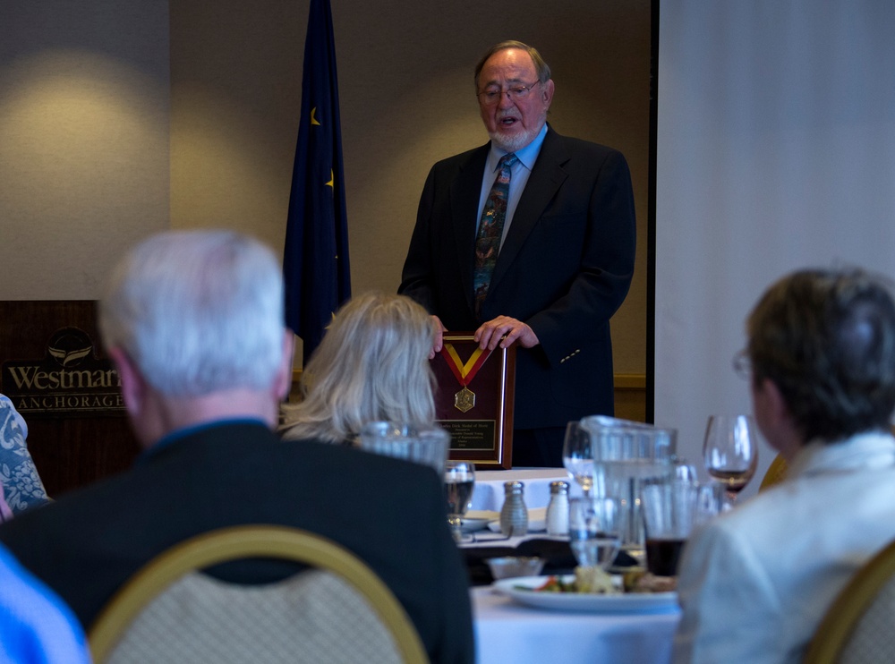 Congressman Don Young presented with award from Alaska National Guard Officer’s Association