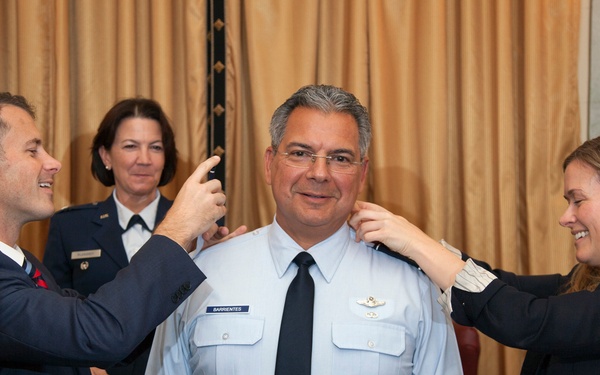 Barrientes pins on second star