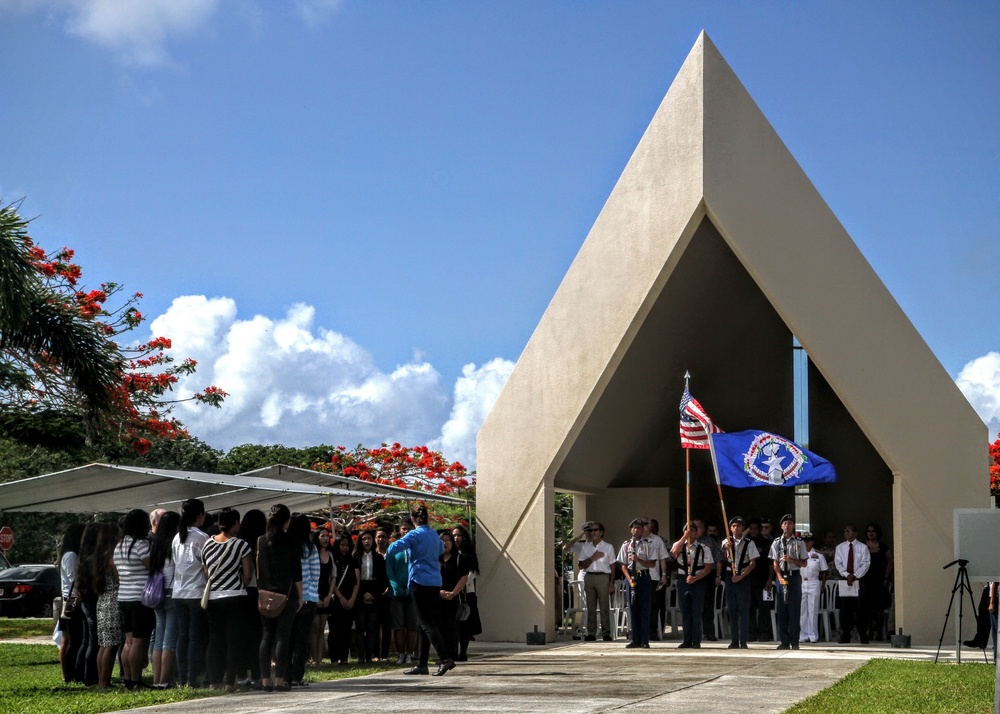 Memorial Day Ceremony at Veterans Cemetery at Marpi Saipan
