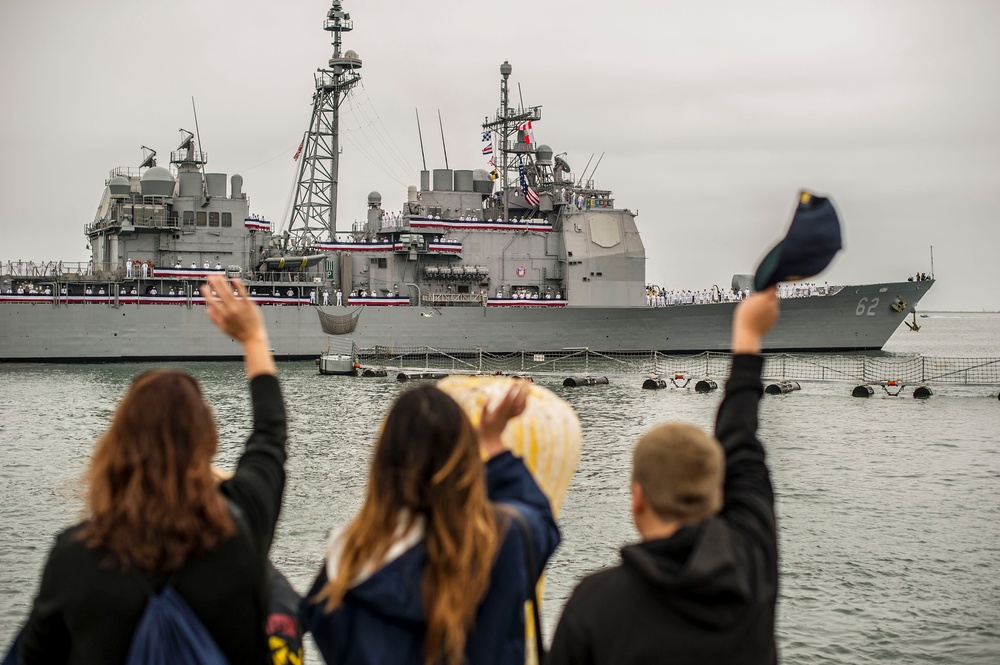 USS Chancellorsville operations