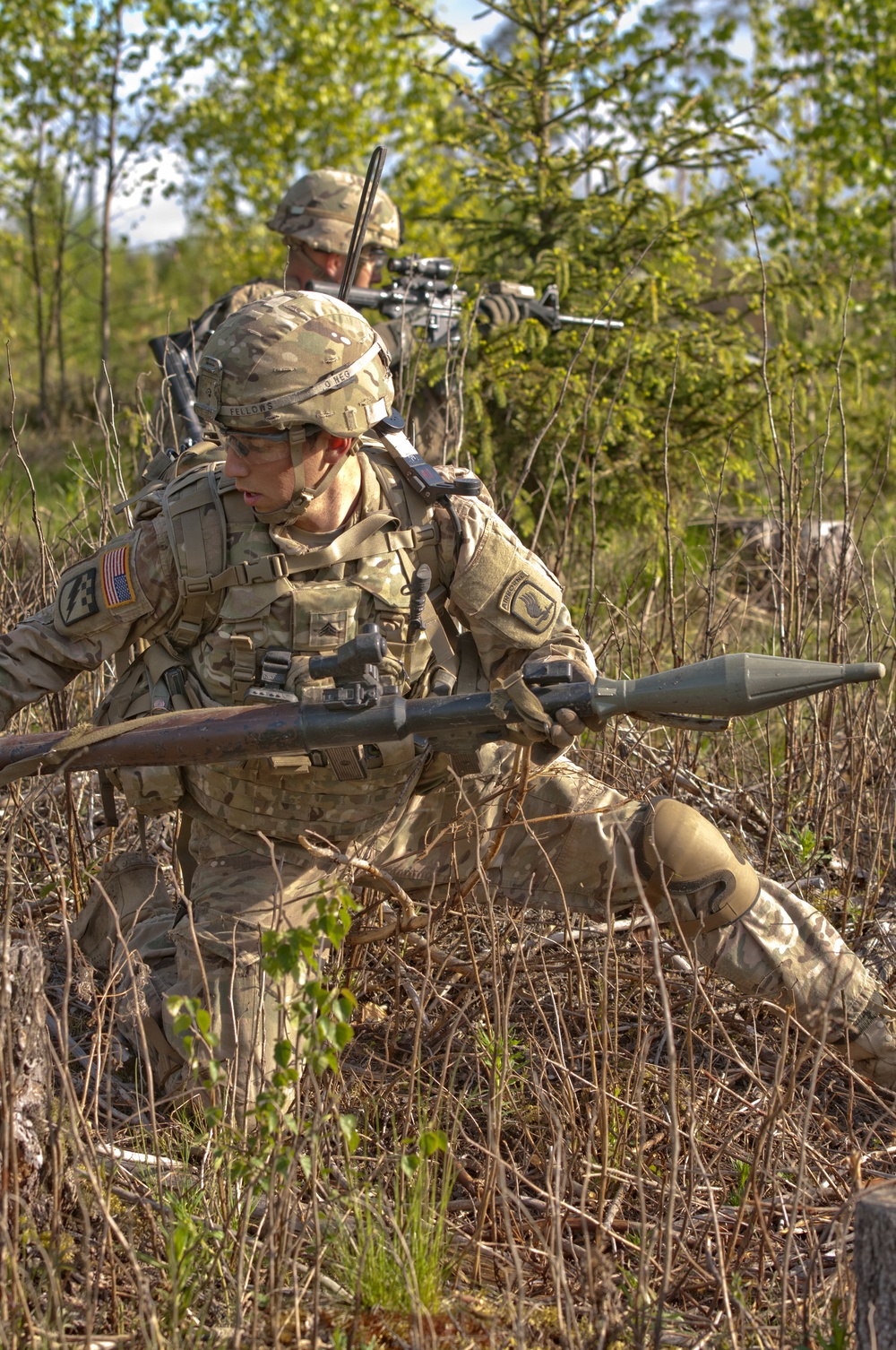 Sky Soldiers conduct platoon live fire exercise