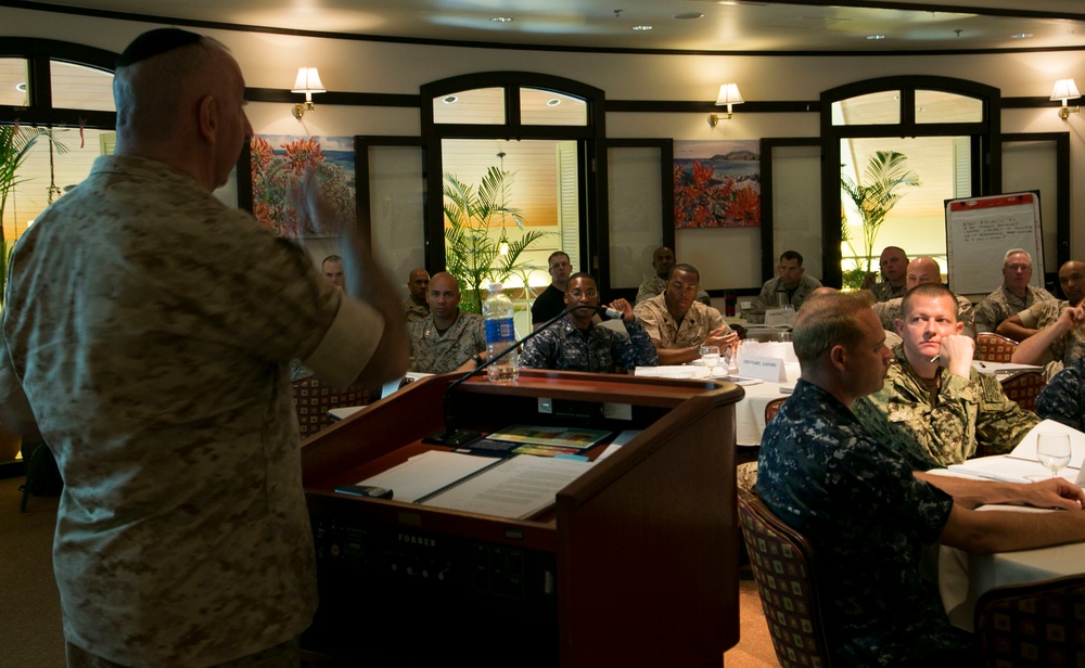 Chaplain of the Marine Corps attends Chaplain Corps’ training course