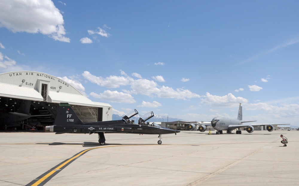 T-38 Talons at Roland R. Wright Air National Guard Base