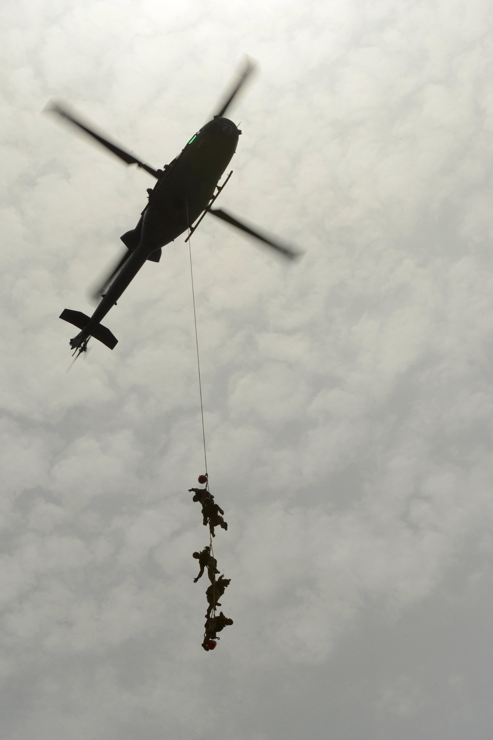 Special patrol insertion and extraction rigging training exercise