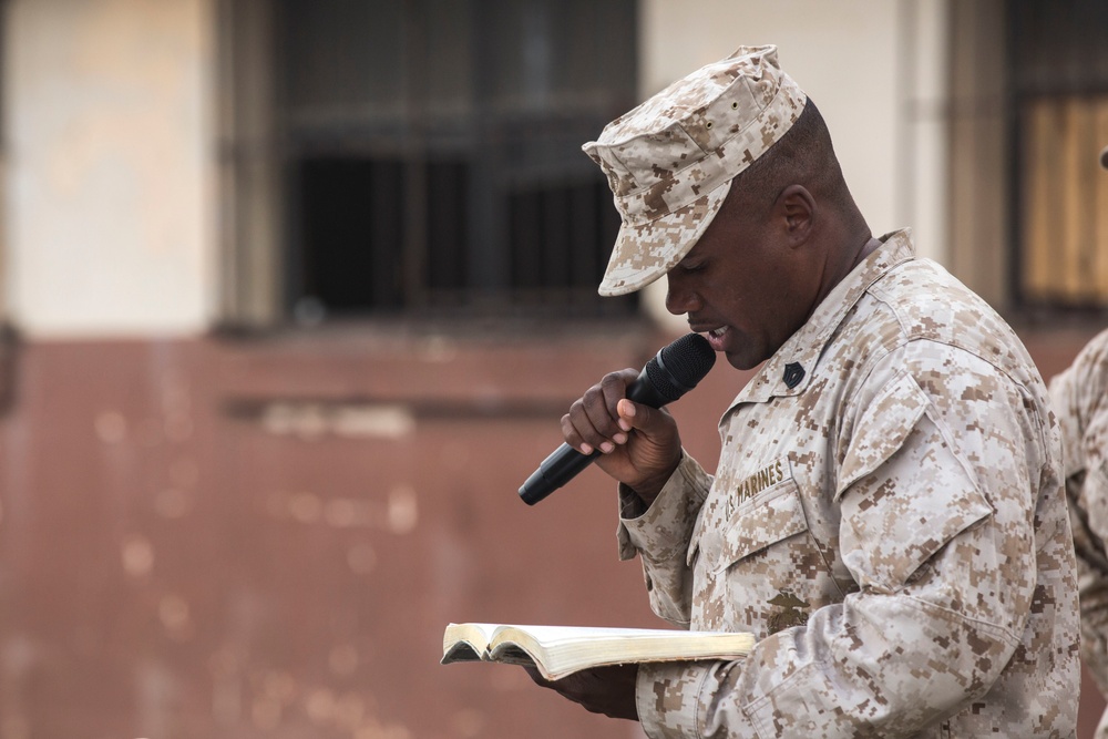 Honoring the Fallen: 15th MEU Marines pay respects