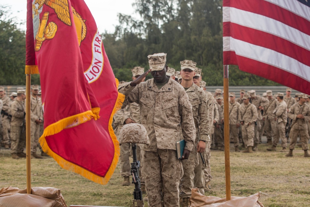 Honoring the Fallen: 15th MEU Marines pay respects