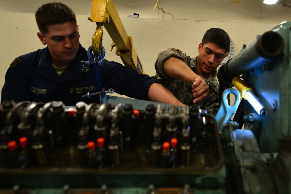Soldiers learn to repair, maintain Army vessel machinery