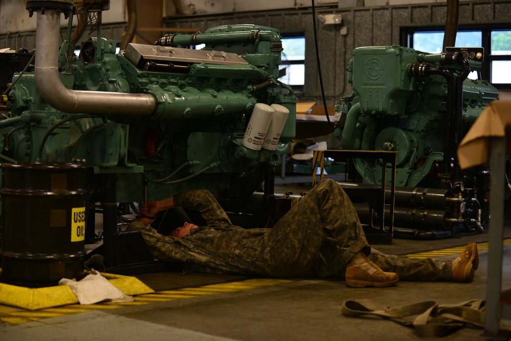 Soldiers learn to repair, maintain Army vessel machinery