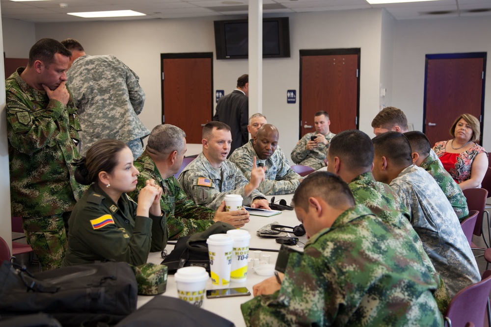 South Carolina National Guard hosts legal engagement with Colombian military