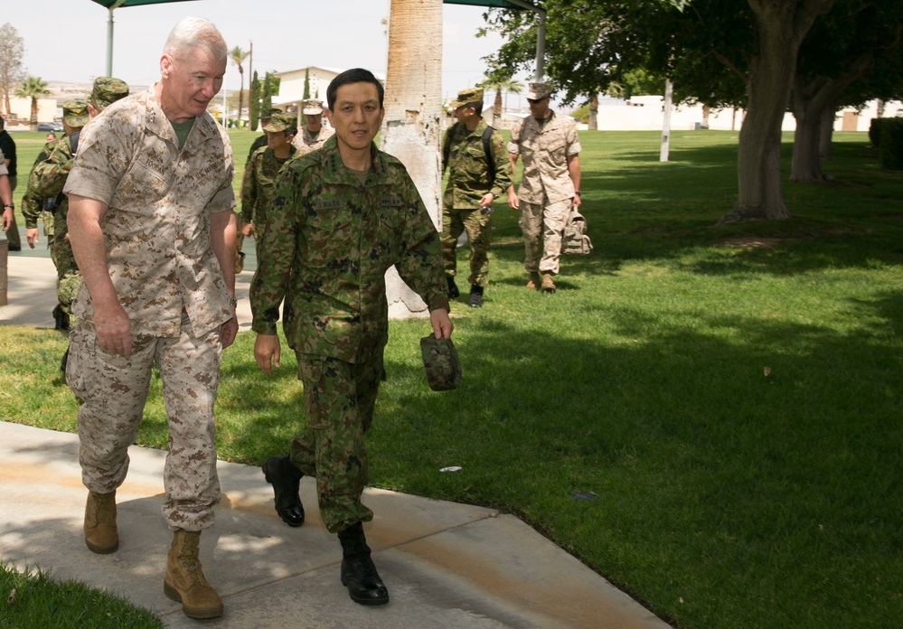 Japan Ground Self-Defense Force leaders visit Combat Center