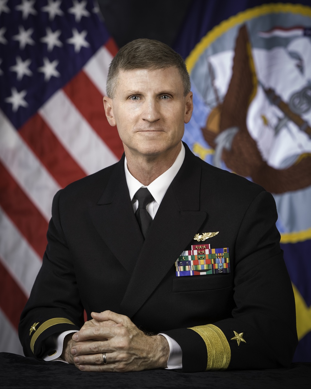 Official portrait, Commandant Naval District Washington, Rear Adm. Markham K. Rich, US Navy