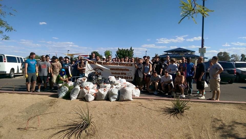 129th Rescue Wing members clean neighborhood park