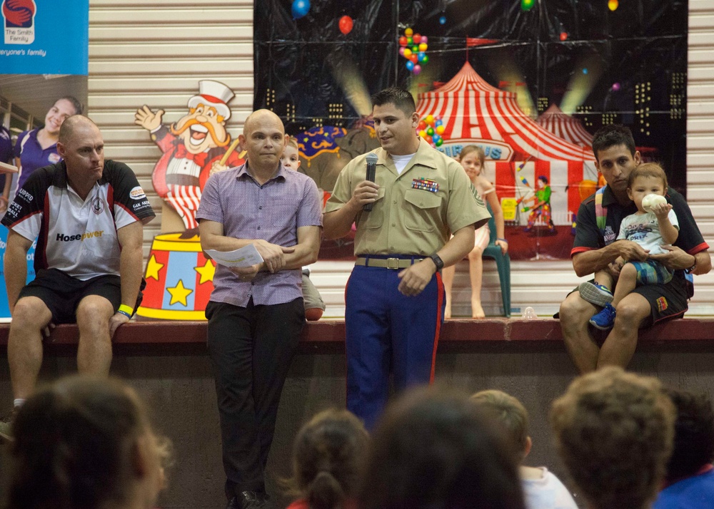 Marines and sailor take part in “Dad’s Night Out”